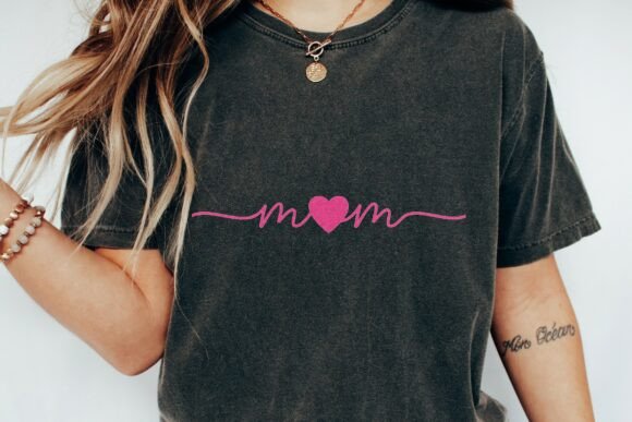 Download Mom Love Heart Script Design Png - Script Collection