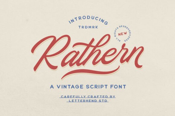 Download Rathern Vintage Script - Script Collection