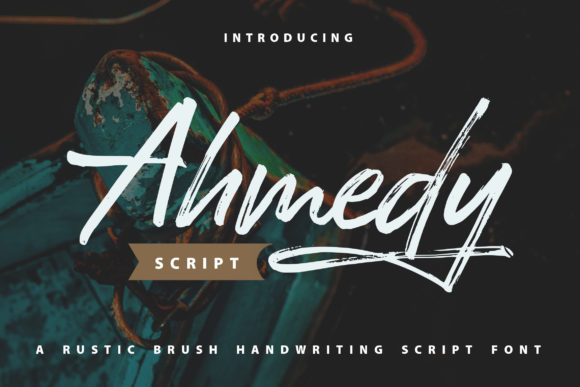 Download Ahmedy | Rustic Brush Handwriting Script - Script Collection