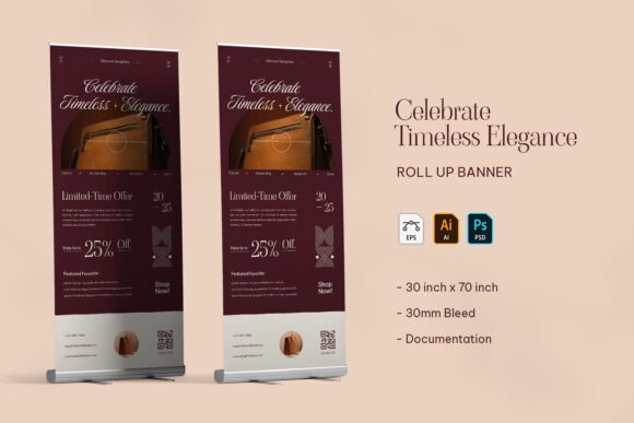 Download Celebrate Timeless Elegance - Roll Up Ba - Timeless elegance Collection