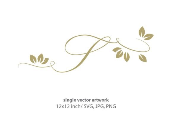 Download Gold Leaf, Autumn Script Letter S - Script Collection