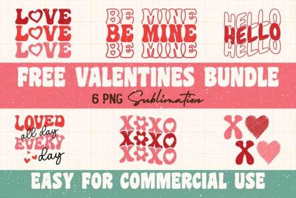 Download Retro Valentines Day Sublimation Bundle - Valentines Collection