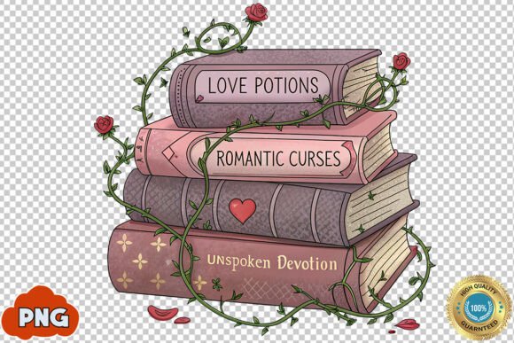 Download Gothic Books Valentine's Day PNG Clipart - Valentine's day Collection