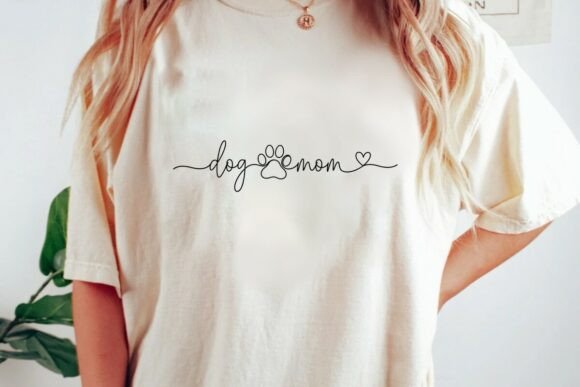 Download Dog Mom Paw Heart Script Design Png - Script Collection
