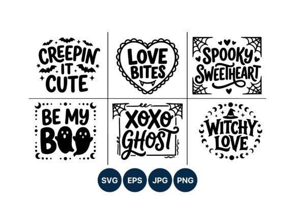 Download Halloween Creepy Cute Hand Lettering - Cute hand lettering Collection