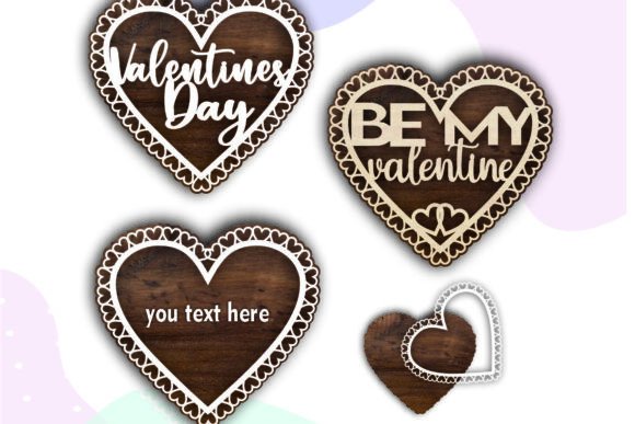 Download Valentines Day Heart Frame Laser Cut - Valentines Collection