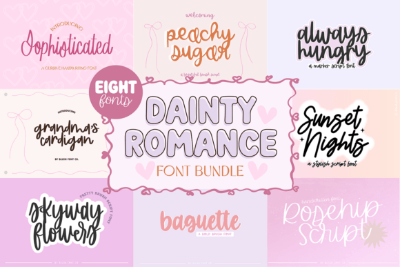 Download Dainty Romance Script Bundle - Script Collection