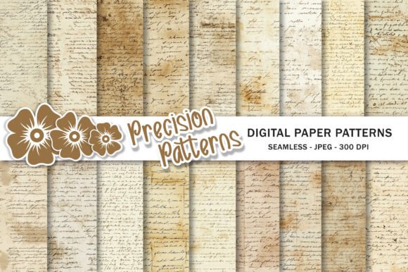 Download Ephemera Handwritten Script Junk Journal - Script Collection